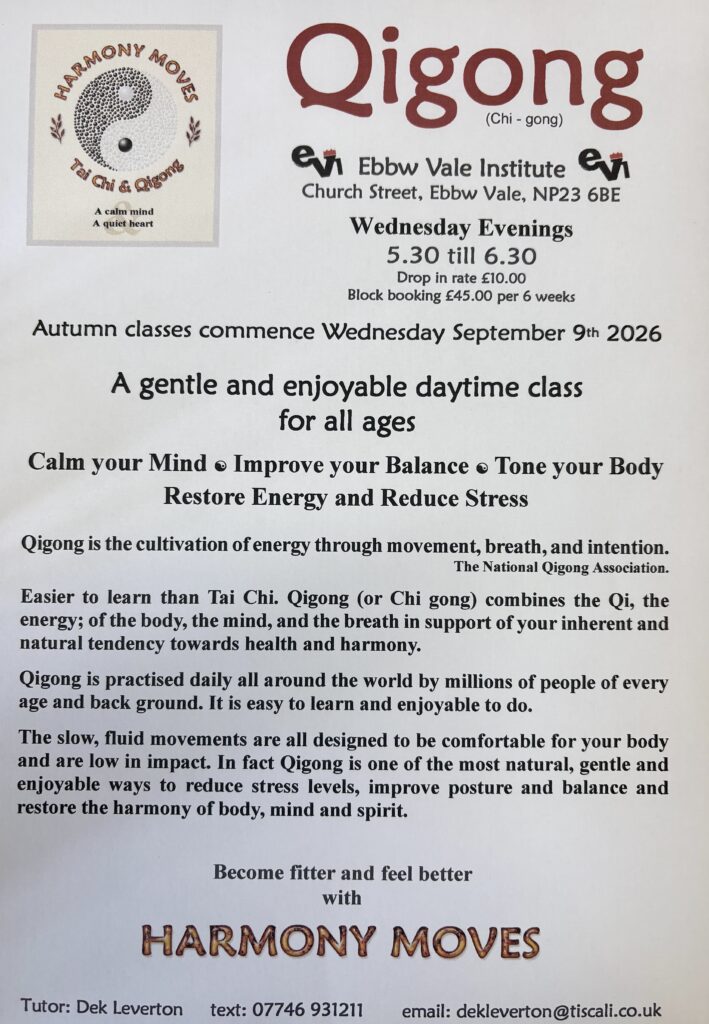 poster about qigong